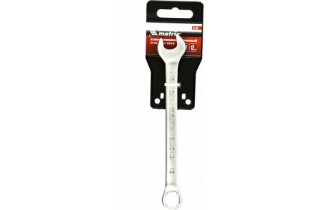 Купить Ключ комбинированный 12мм CrV матовый хром MATRIX 15108 фото №4