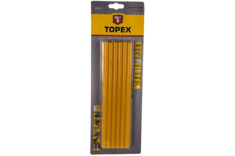 Купить TOPEX Клеевые стержни 11мм  12шт желтые 42E171 фото №2