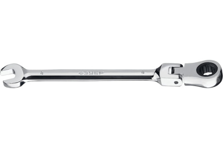 Купить Комбинированный гаечный ключ трещоточный шарнирный 8 мм  ЗУБР фото №1