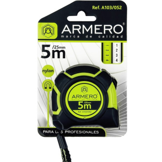 Купить Рулетка ARMERO с фиксатором 5м*25мм   A103/052 фото №3
