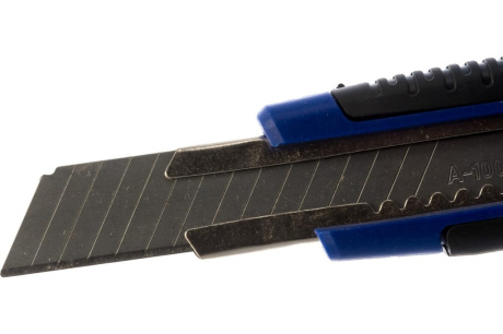 Купить Нож технический пластиковый обрезиненный 18 мм MOS 10197М 10197М фото №4