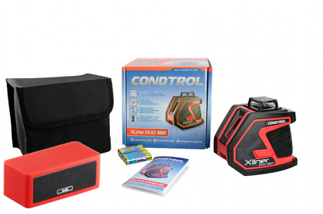 Купить Лазерный уровень CONDTROL XLiner Duo 360 + колонка Boomsonix   1-2-170 фото №1