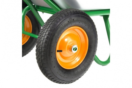 Купить Тачка садово-строительная  2-х колес. 320кг  100л  PALISAD фото №8