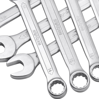 Купить Набор ключей AV Steel комбинированных 8-24мм 12 предметов в сумке  AV-031212 фото №3