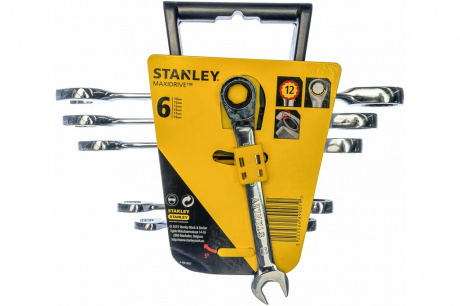 Купить Набор STANLEY из 6-ти комбинированных гаечных ключей     4-89-907 фото №1