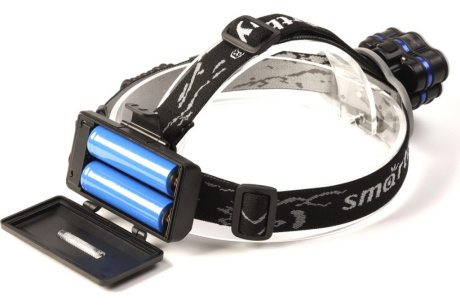 Купить Аккумуляторный налобный фонарь 2*5 Вт LED + 2*3Вт+2*3Вт COB  Smartbuy  SBF-HL027 /50 фото №4