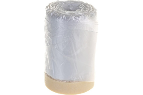 Купить Пленка защитная с клейкой лентой  прозрачная  HDPE  рулон 0 55х25м  8мкм  09-0-005  09-0-005 фото №3