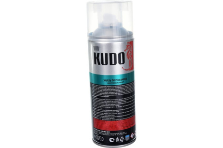 Купить KUDO Эмаль аэрозоль. молотковая по ржавчине черная медь 520мл  KU-3015 фото №3