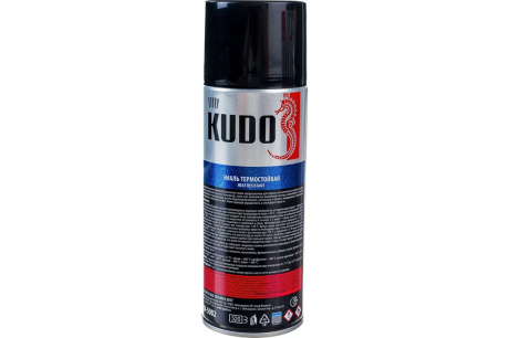 Купить Термостойкая эмаль-аэрозоль KUDO черная 520 мл 1/12 5002 585304 фото №4
