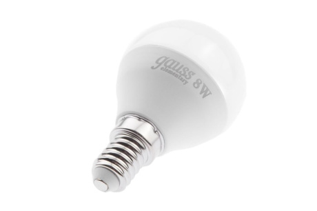 Купить Лампа GAUSS LED Elementary Globe 8W Е14 4100K 53128 фото №3