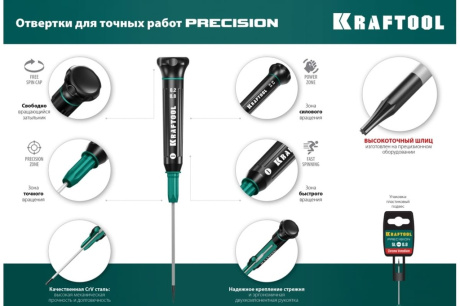 Купить Отвертка KRAFTOOL Precision TX9 для точных работ 25684-09 фото №10