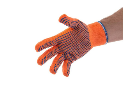 Купить Утепленные перчатки с точечным ПВХ покрытием HAMMER 230-027 230-027 фото №5