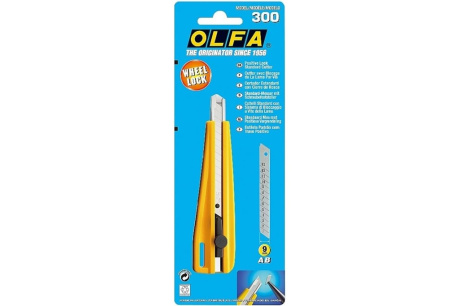 Купить Нож OLFA с выдвижным лезвием с фиксатором  9мм фото №2