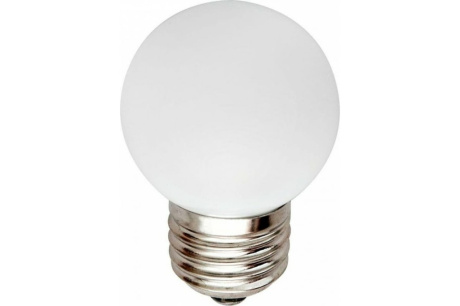 Купить Лампа светодиодная FERON LB-37 1W 230V E27 шарик 6400K 80lm 45*70mm фото №2