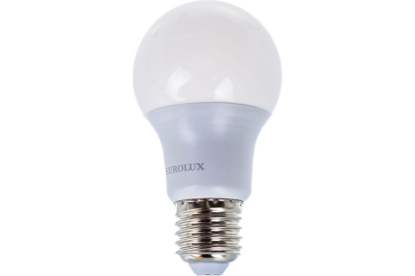 Купить Лампа светодиодная "Груша" 7Вт Е27 4000К LL-E-A60-7W-230-4K-E27  EUROLUX LL-E-A60-7W-230-4K-E27 фото №1