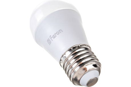 Купить Лампа светодиодная FERON LB-750 11W 230V E27 G45 шар 2700K 915lm 45*90mm фото №2
