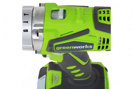 Купить Дрель аккумуляторная GREENWORKS G24CD 24 V без акк и з/у   3801107 фото №2