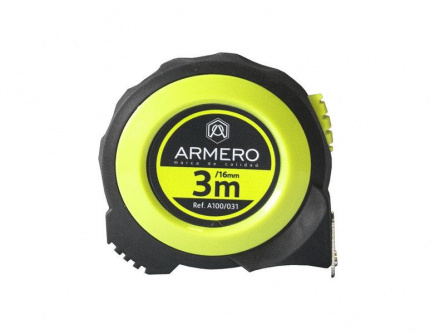 Купить Рулетка ARMERO с автоблокировкой 3м*16мм     A100/031 фото №1