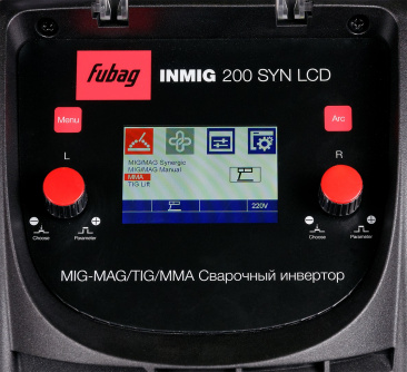 Купить Сварочный аппарат Fubag INMIG 200 SYN LCD+ горелка FB 250_3 м (38443) фото №5