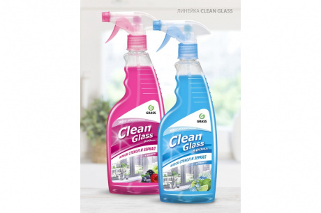 Купить Очиститель стекол GRASS "CLEAN GLASS" голубая лагуна 600мл   125247 фото №5