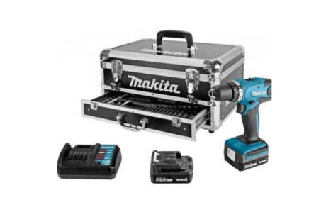 Купить Аккумуляторная дрель-шуруповерт Makita DF347DWEX3 фото №1