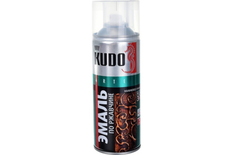 Купить KUDO Эмаль аэрозоль. молотковая по ржавчине бронзовая 520мл  KU-3006 фото №3