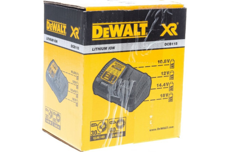 Купить Зарядное устройство DeWALT DCB115 Li-Ion 10 8V-18V фото №6