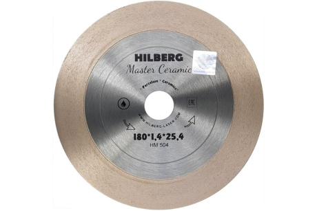 Купить Диск алмазный Hilberg Master Сeramic 180*25*25 4*1 4мм фото №1