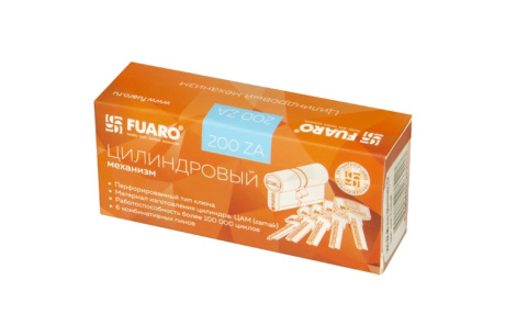 Купить Цилиндр "Fuaro" 200 ZА 90 mm  30х10х50  хром 5кл  40351 фото №2