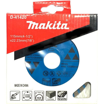 Купить Диск алмазный Makita сегмент по бетону/граниту 115х22,23х7  D-41420 фото №2