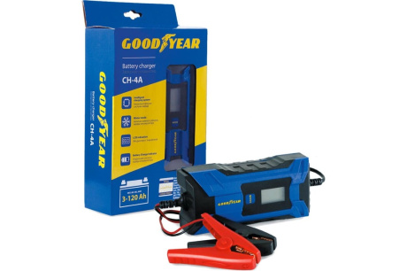 Купить Goodyear Электронное зарядное устройство для свинцово-кислотных аккумуляторов CH-4A GY003001 фото №3