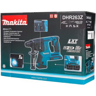 Купить Перфоратор аккумуляторный Makita DHR 263 Z фото №6