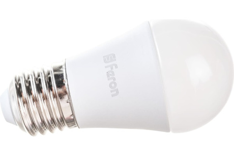 Купить Лампа светодиодная FERON LB-750 11W 230V E27 G45 шар 2700K 915lm 45*90mm фото №4