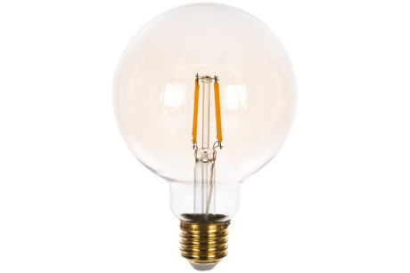 Купить Лампа светодиодная Vintage. Форма шар. LED-G95-6W-GLV21GO  UNIEL фото №1