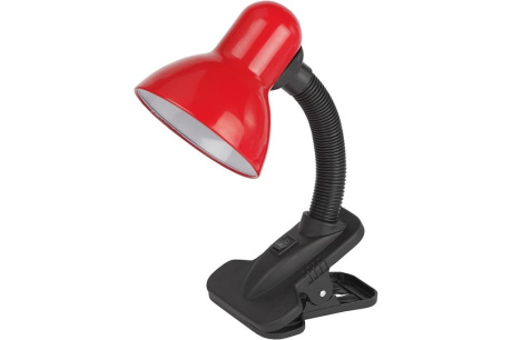 Купить Настольная лампа "Эра" N-102-E27-40W-R красная С0041425 фото №1