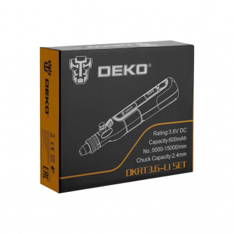 Купить Гравер аккумуляторный DEKO DKRT 3.6-Li SET   063-1400 фото №4