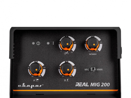 Купить Сварочный аппарат Сварог MIG 200 "REAL" (N24002N) Black (маска+краги) фото №4