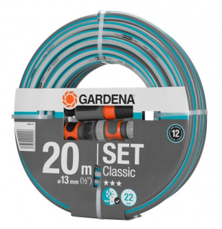 Купить Шланг Gardena Classic 1/2" 20 м + комплект     18004-20.000.00 фото №2