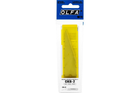 Купить Лезвие OLFA из нержавеющей стали для OL-CK-2  105х20х1 2мм  2шт  OL-CKB-2 фото №2