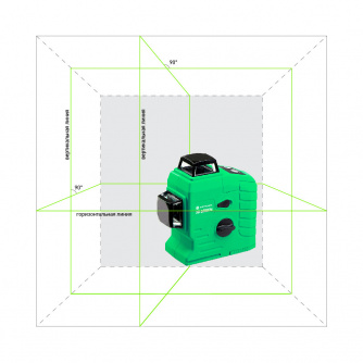 Купить Лазерный уровень INSTRUMAX 3D GREEN фото №2