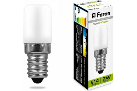 Купить Лампа LED LB-10 2W E14 4000К для холодильника Feron 25897 фото №1