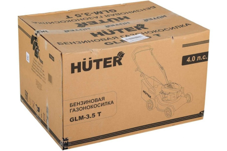 Купить Газонокосилка бензо HUTER GLM-3.5LT колесная пласт. корпус ткан. травосборник Н фото №14