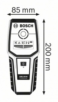 Купить Металлоискатель BOSCH GMS 100 M Professional     0.601.081.100 фото №5