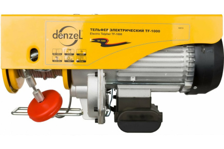 Купить Тельфер электрический Denzel TF-1000 1 т  1600 Вт  высота 12 м  8 м/мин 52016 фото №2