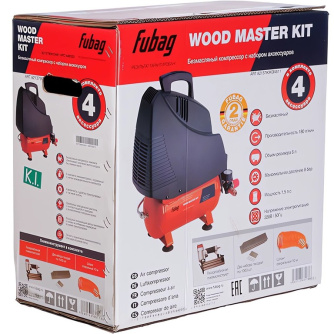 Купить Компрессор Fubag Wood Master Kit + 4 (OL 195/6 + 4 предмета) фото №5