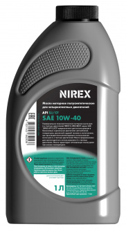 Купить Масло NIREX 4-х тактное полусинтетика SAE 10W-40 1 л     NRX-32293 фото №2