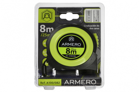 Купить Рулетка ARMERO с автоблокировкой 8м*25мм     A100/082 фото №2