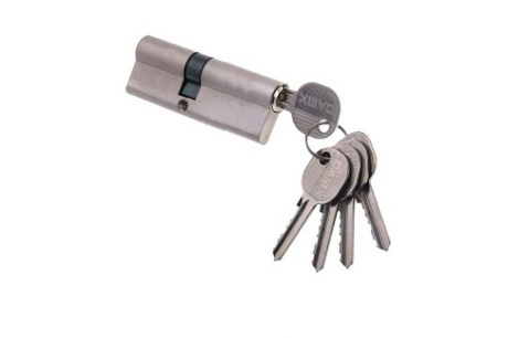 Купить Цилиндровый механизм DAMX простой ключ-ключ N45/35mm SN матовый никель 00000002994 фото №1