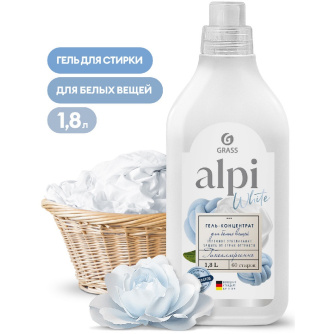 Купить Средство для стирки жидкое GRASS "ALPI white gel"  1.8л   125733 фото №2