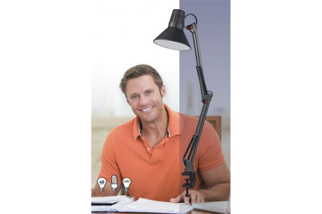 Купить Настольная лампа "Эра" N-121-E27-40W-BK черная С0041454 фото №17
